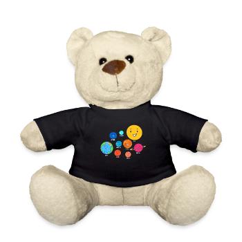 Système Solaire, Planètes, Science Espace, Astrologie - Nounours - noir - Devant