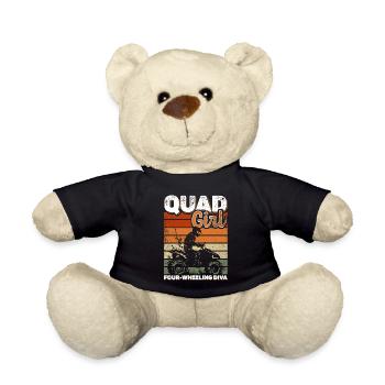 Quadgirl ATV 4 Wheeler Off Roading Lover - Teddy - Schwarz - Vorne