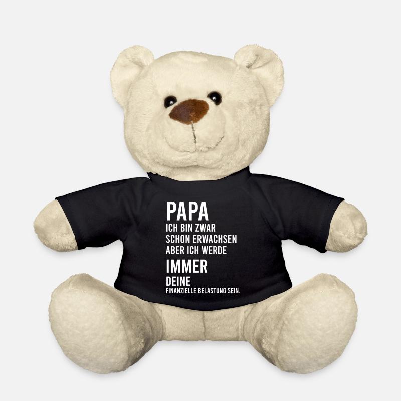 Papa ich bin zwar schon erwachsen ... - Teddy - Schwarz