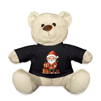 Weihnachts Wichtel - Teddy - Schwarz - Vorne