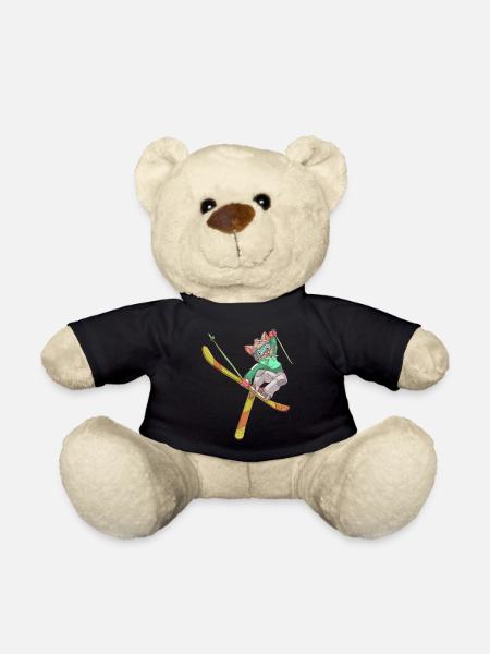 Chat de ski - Nounours - noir