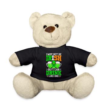 Fête de la Saint-Patrick amusante - Nounours - noir - Devant