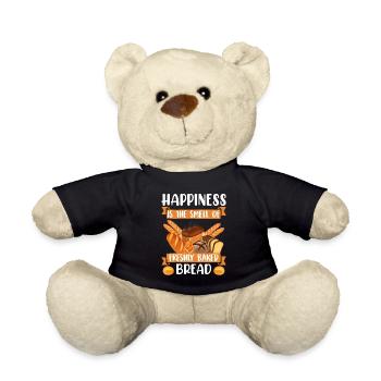 Backliebe Happiness is the Smell of Fresh Bread - Teddy - Schwarz - Vorne
