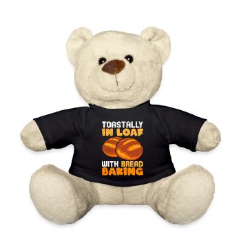 Brotliebe Toastally in Loaf with Bread Baking - Teddy - Schwarz - Vorne
