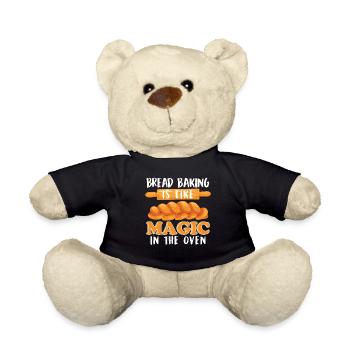 Cuire du pain, c’est comme de la magie dans le four Amateur de pain - Nounours - noir - Devant