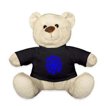 Handball Player Player Coach - Teddy Bear - black - Front