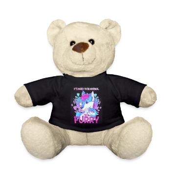 C’est difficile d’être normal, je suis un cosplay à fourrure - Nounours - noir - Devant