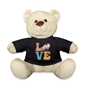 Opossum Opossum - Teddy Bear - black - Front