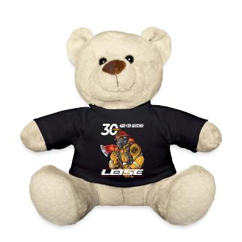 30. Geburtstag 1994 Feuerwehr Spruch - Teddy - Schwarz - Vorne