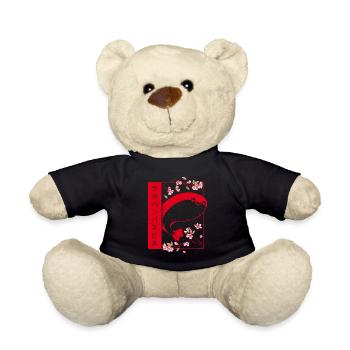 Soft Grunge Kawaii Sacabambaspis Fish Meme - Teddy Bear - black - Front