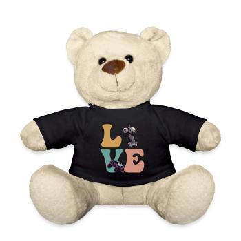 RC Car Remote Control Racing Racer - Teddy Bear - black - Front