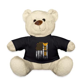 Bee Father Honey Beekeeper Father Beekeeper - Teddy Bear - black - Front