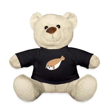 Sacabambaspis Poisson Meme Carlin Chien - Nounours - noir - Devant