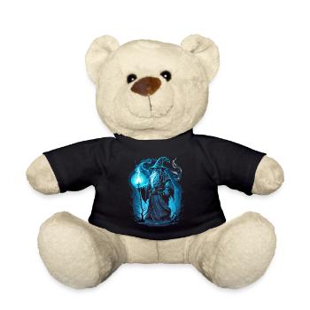 Wizard - Teddy Bear - black - Front