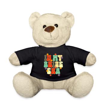 Groovy mariée fête de mariage mariée fleur fleurs - Nounours - noir - Devant
