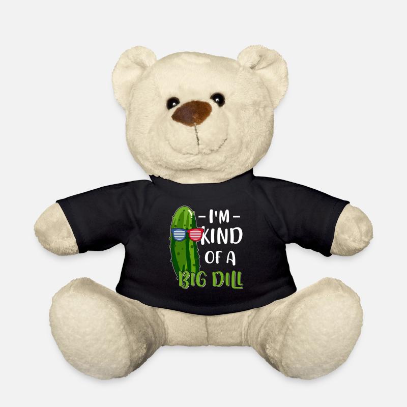 Vegane Vegetarische Essiggurke - Teddy - Schwarz