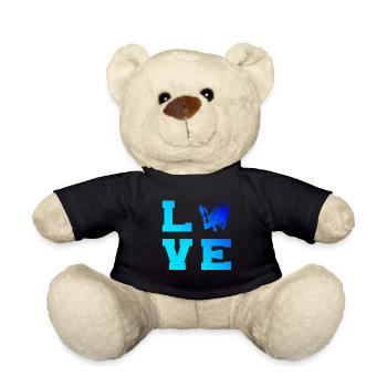 Scuba Taucher Tauchen Diving Scuba Diver - Teddy Bear - black - Front
