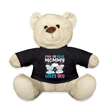 Maman rose ou bleue t'aime le sexe - Nounours - noir - Devant