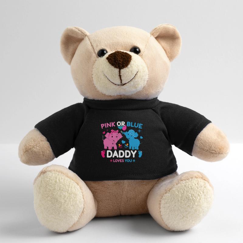 Pink Oder Blue Daddy Liebt Dich Geschlecht Teddy