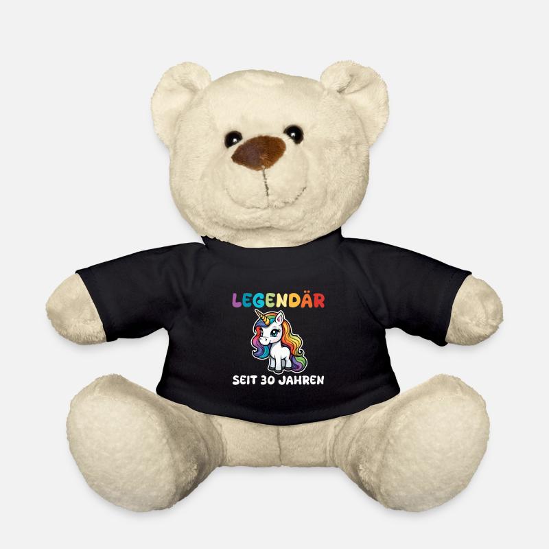Legendär Seit 30 Jahren Einhorn - Teddy - Schwarz