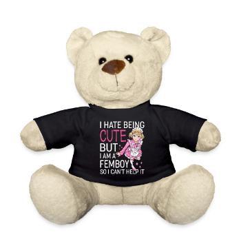 Crossdressing Crossdresser - Teddy Bear - black - Front