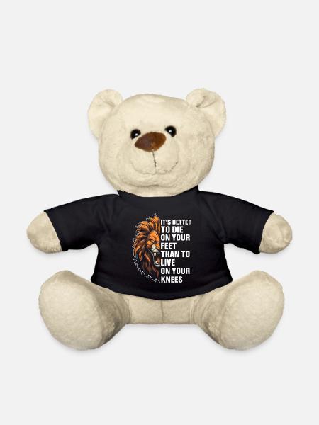 Drôle Alpha Mâle Hommes Loup - Nounours - noir