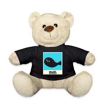 Funny Sacabambaspi Fish Meme - Teddy Bear - black - Front