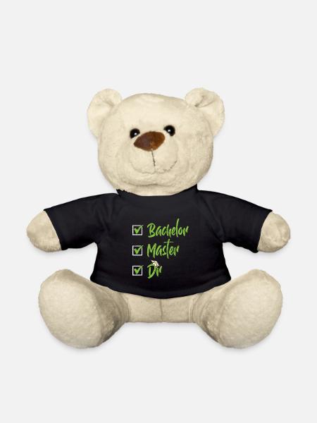 Baccalauréat Maître Dr. Doctorat Réussi - Nounours - noir
