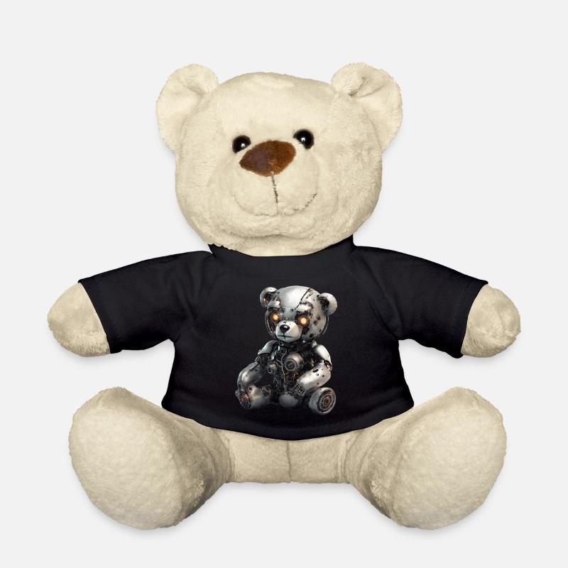 Cyborg Teddy Bear - Teddy Bear - black