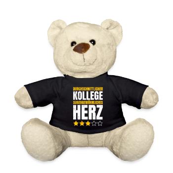Büro Durchschnittlicher Kollege Außergewöhnliches - Teddy - Schwarz - Vorne