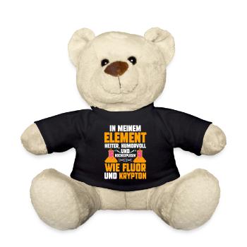 Chemiker Wissenschaft Physik Chemie - Teddy - Schwarz - Vorne