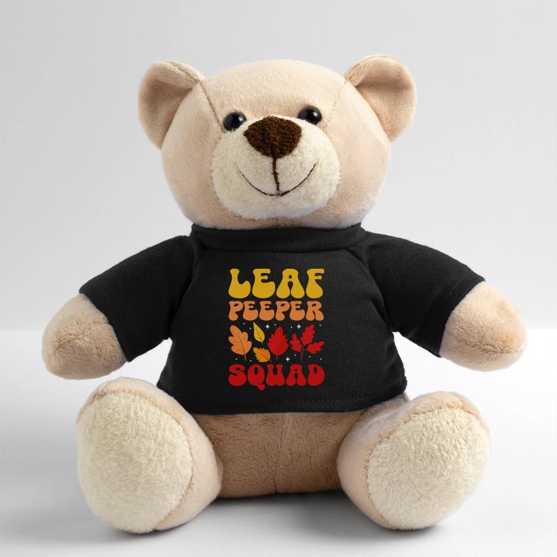 Leaf Peeper Squad Automne saison Feuille Collecte Nounours