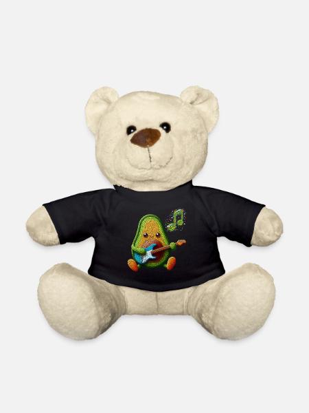 GESCHMACK UND MUSIK, AVOCADO SPIELT E-GITARRE - Teddy - Schwarz