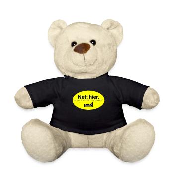 Nett hier waren sie schon in meinem Schlafzimmer - Teddy - Schwarz - Vorne