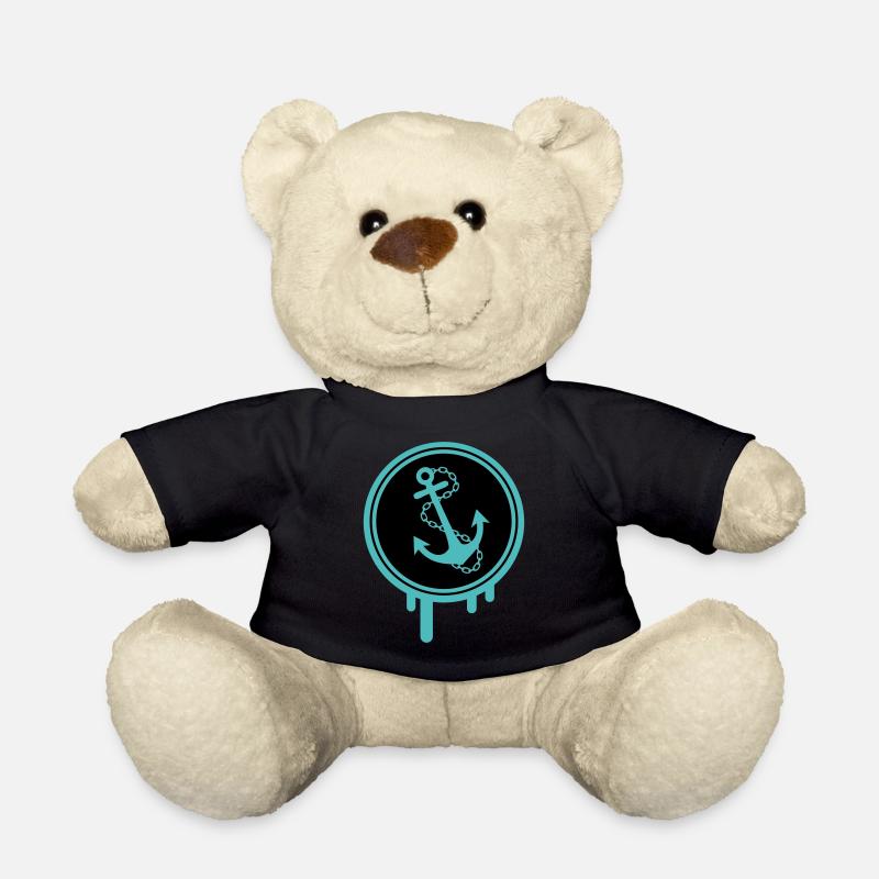 anker icon klecks - Teddy - Schwarz