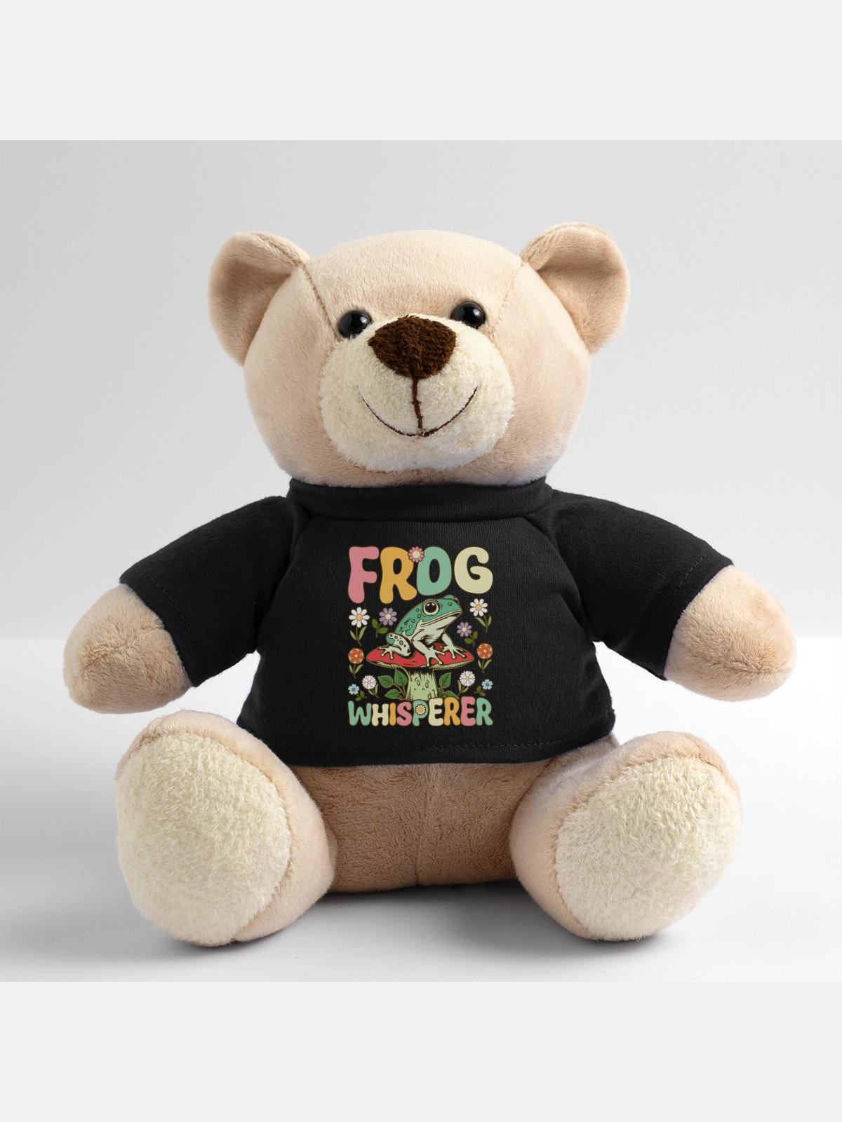 Groovy Frog Lovers - Teddy Bear - black - Front