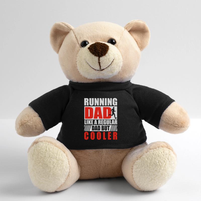 Running Dad Marathon Runner Coach Marathoner Teddy Bear