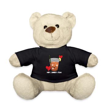 Hey Sweet-tea! Tee Barista - Teddy - Schwarz - Vorne