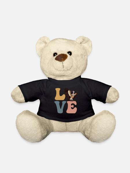 LIEBE Geiervogel - Teddy - Schwarz