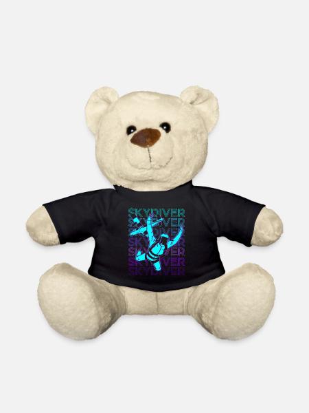 Fallschirmspringen Fallschirmspringer Fallschirm R - Teddy - Schwarz