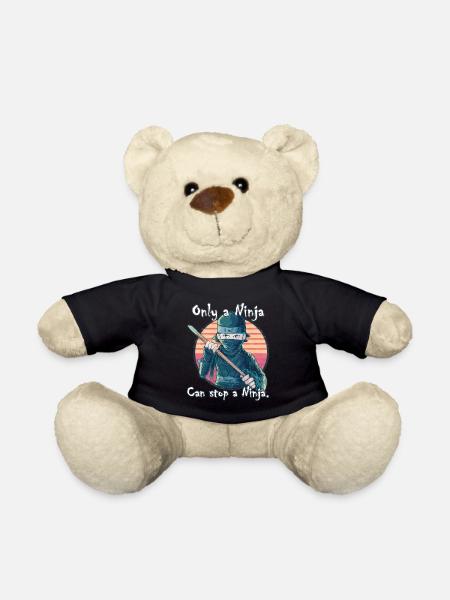 Seul un Ninja peut arrêter un Ninja - Nounours - noir