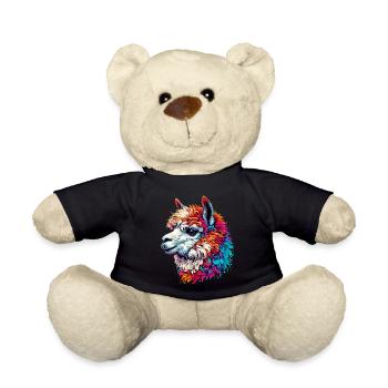 Alpaca - Teddy Bear - black - Front