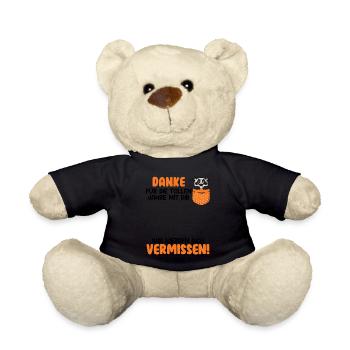 Danke für die Tollen Jahre mit Dir Abschied - Teddy - Schwarz - Vorne