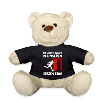 Arbeitskollege Wirst Immer in Unseren Herzen sein! - Teddy - Schwarz - Vorne