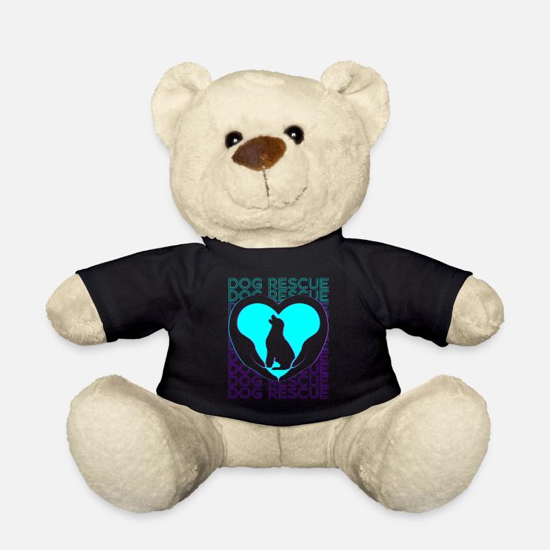 Hunde-Rettung Adoption Retro - Teddy - Schwarz