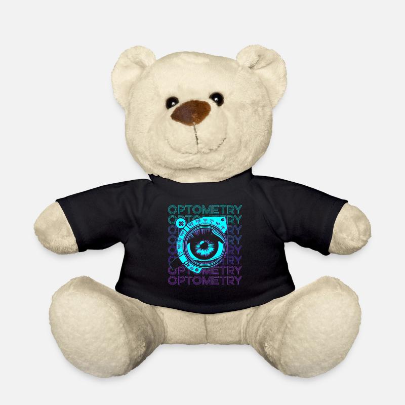 Optometrie Optometristen Optiker Retro - Teddy - Schwarz