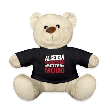 Formeln Mathe-Lehrer Algrebra - Teddy - Schwarz - Vorne