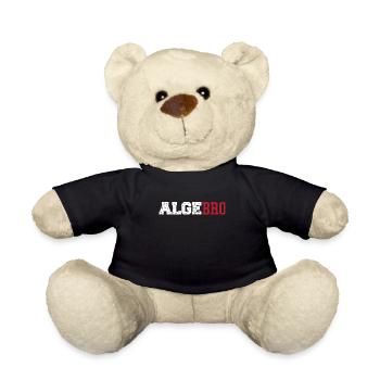Math Nerd Arithmetic Graph Algebro - Teddy Bear - black - Front