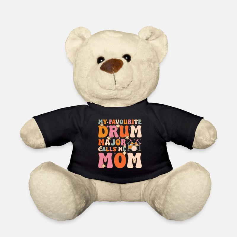 Mein Lieblings-Drummajor nennt mich Mama Groovy Dr - Teddy - Schwarz