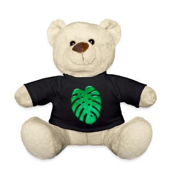 Feuille de verre Monstera - Nounours - noir - Devant